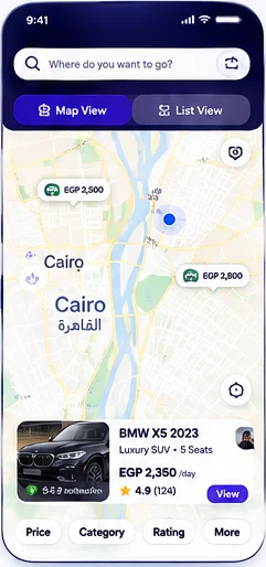 Drivexa.ai: Map search