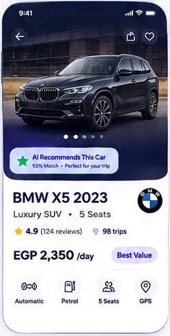 Drivexa.ai: Vehicle details with AI match